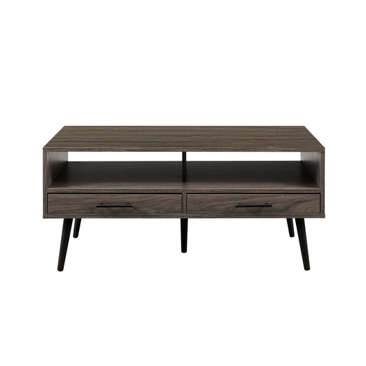 Contemporary 2 Drawer Low Coffee Table
