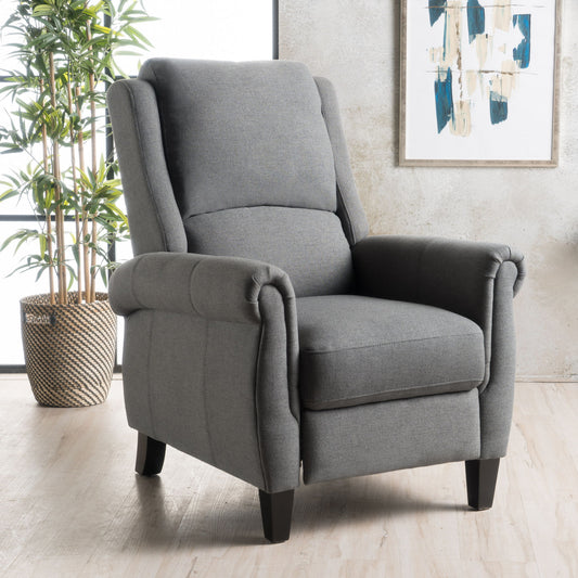 Contemporary Push Back Recliner Chair