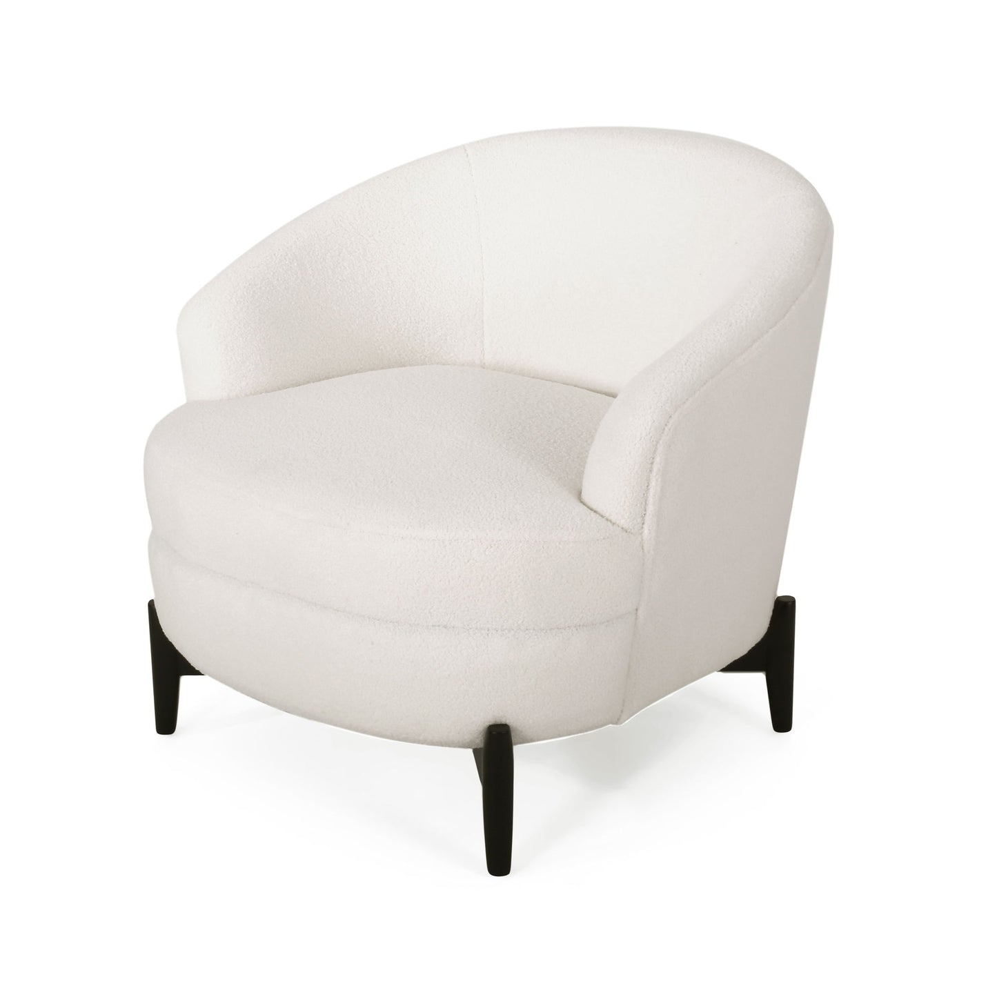 Elegant Barrel Style Club Chair