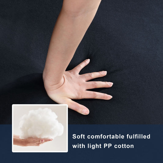 Modern U Shape Sectional Sofa Corner Couch With Lots Of Pillows Included, Elegant And Functional