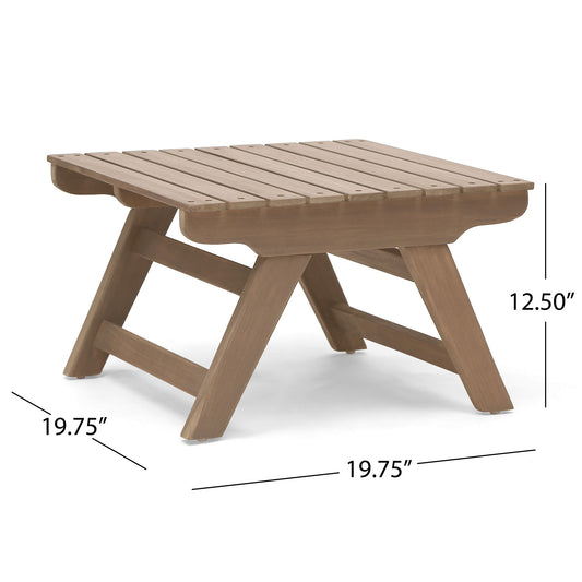 Sedona - Outdoor Side Table With Open Slat Design