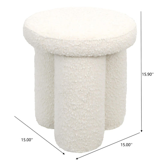 Wesley - Stool - Ivory