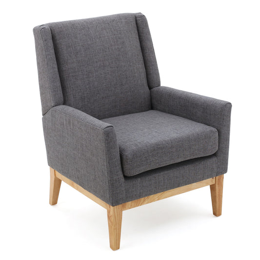 Modern Accent Chair With Padded Cushion Seat