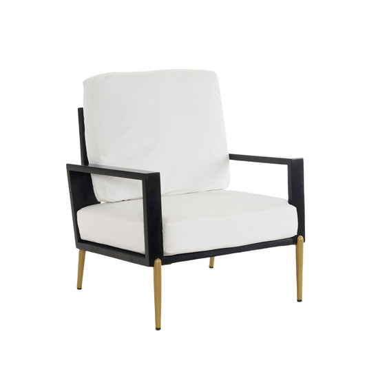 Modern Armchair With Solid Wood Frame