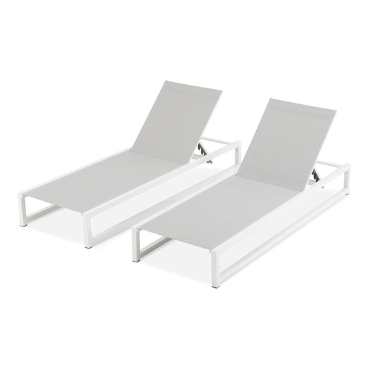 Chaise Lounge With 5 Reclining Positions, Outdoor Patio Lounge Chairs