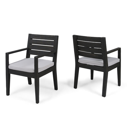 Outdoor Elegant Design Dining Chair (Set of 2)