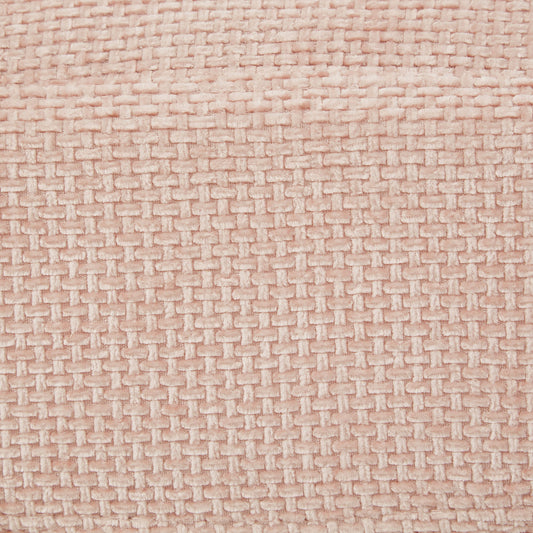 Chaise Bed Lounge Sofa Chair With Adjustable Backrest And LED Light Strip - Pink