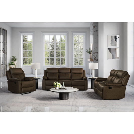 Brenda - Sofa Manual Recline Function - Brown