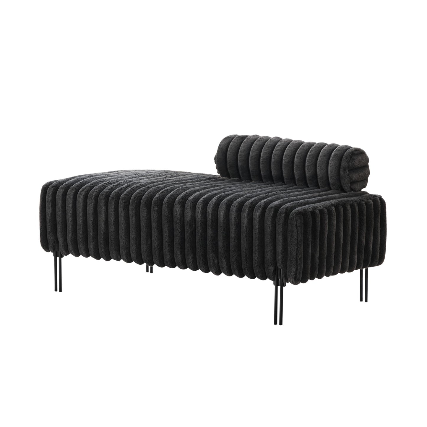 Mini Loveseat With Adjustable Backrest - Charcoal