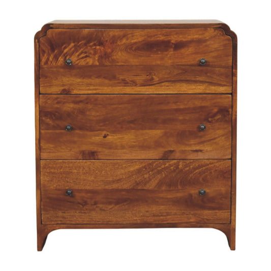 Newton - 3 Drawer Chest - Brown