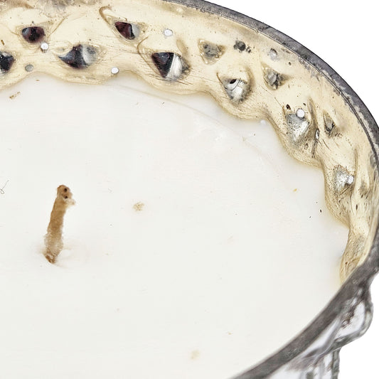 Scented Soy Wax Candle Glass (Set of 4) - Silver