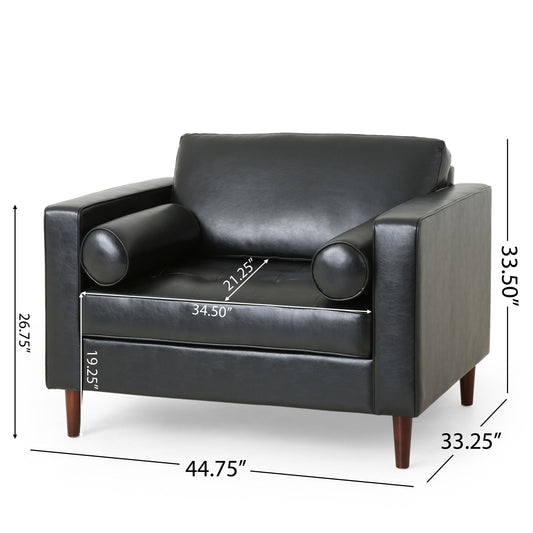 Sophisticated Club Chair With Relaxing Comfor