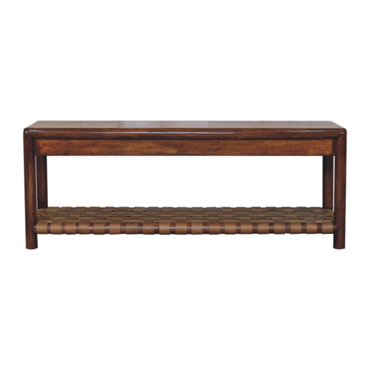 Regency - Woven Bench - Brown