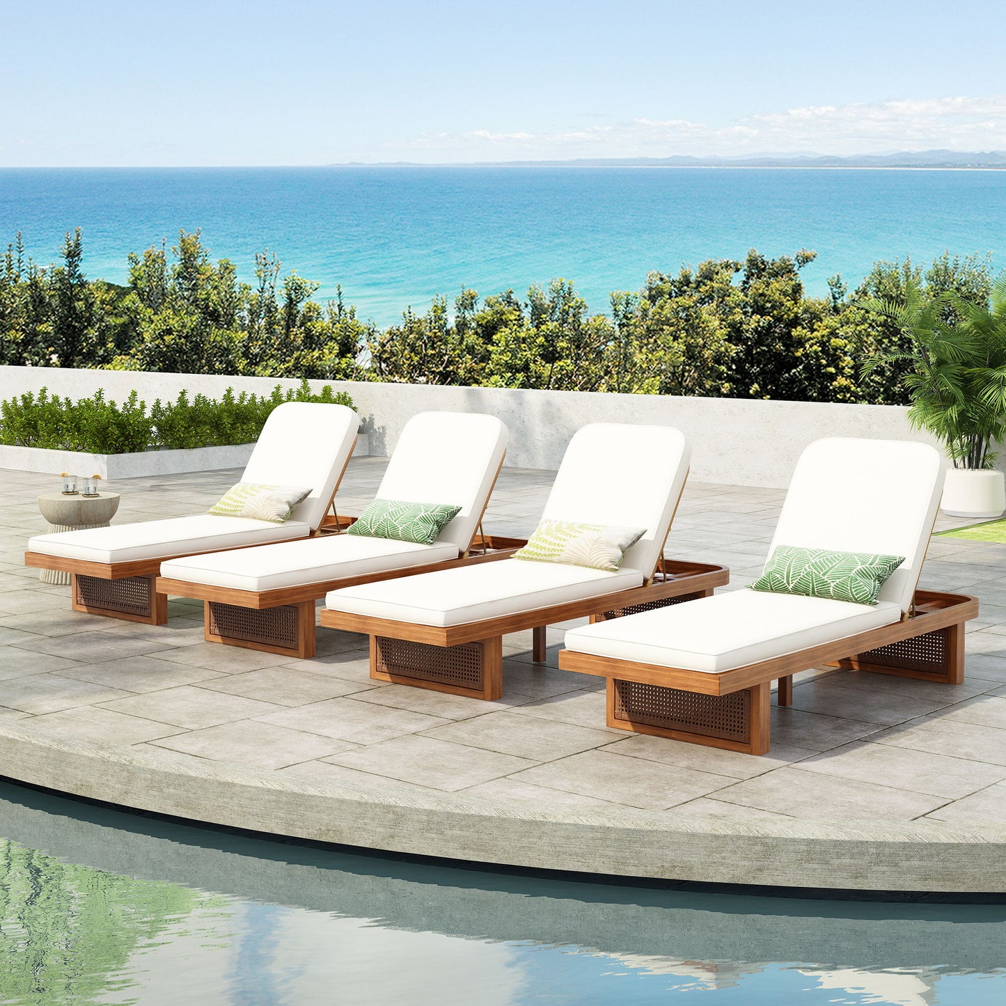 Outdoor Lounge Chair With Frame