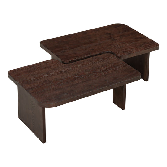 Modern Minimalist Coffee Table Set With Splicing Design