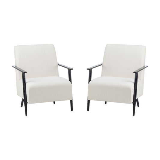 Modern Lounge Chair With Polyester Upholstery