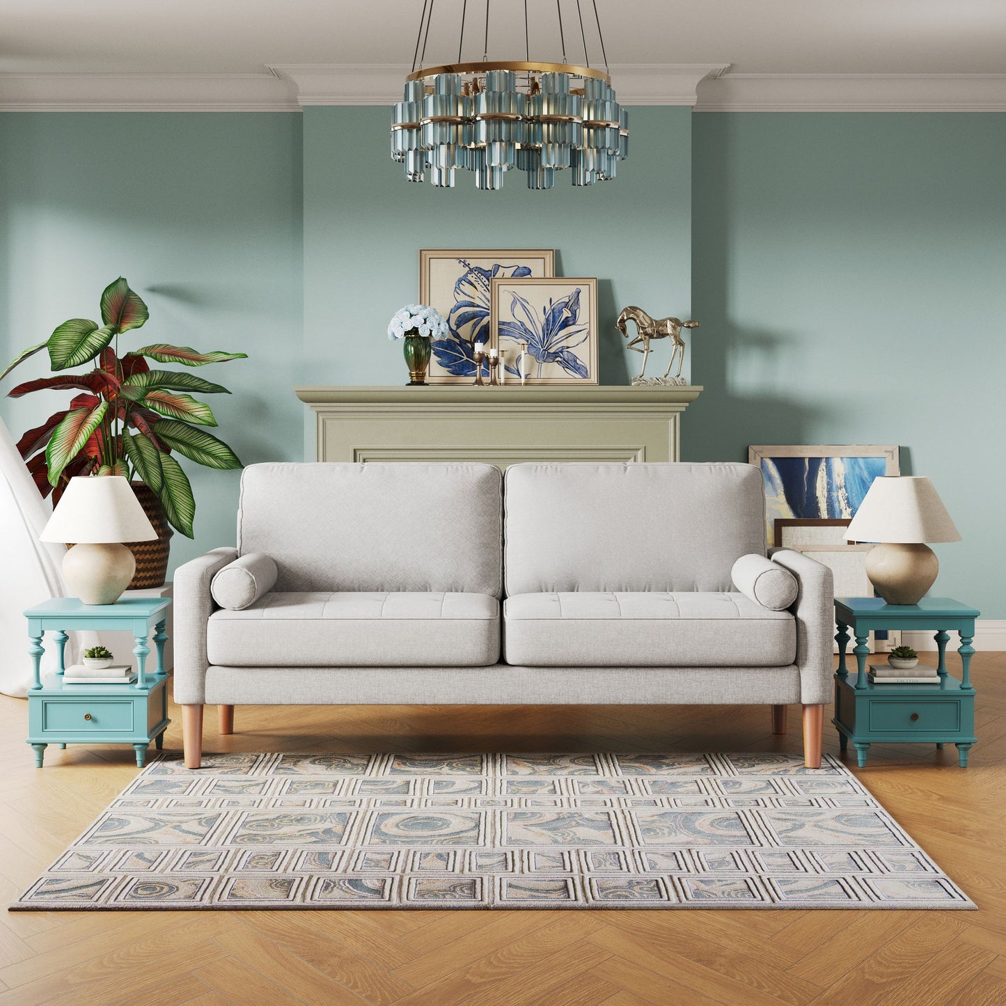 Roma - Modern 3 Seater Sofa Couch