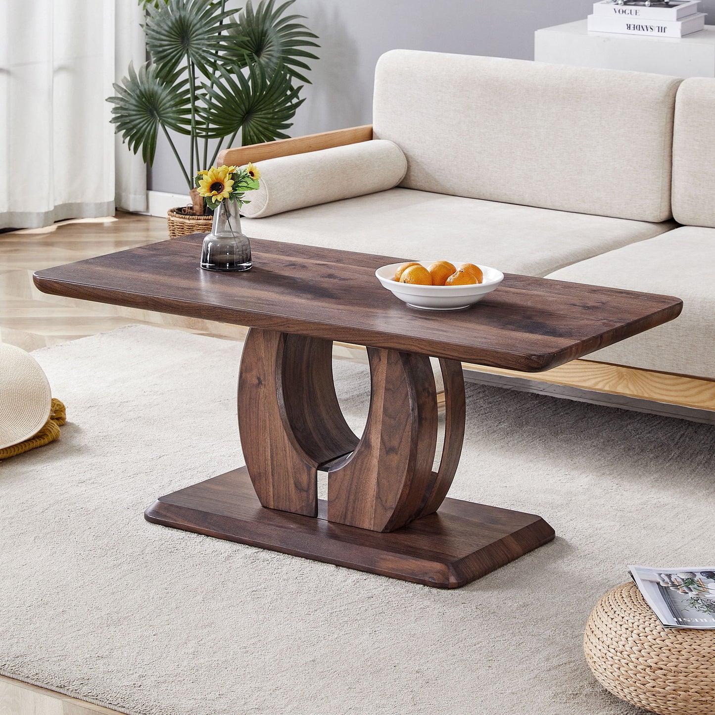 Modern, Minimalist Rectangular Coffee Table