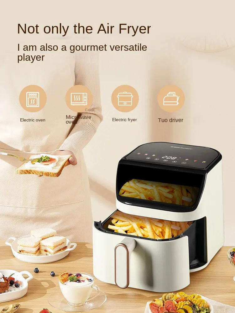 Air fryer visual automatic oven integrated intelligent oil-free