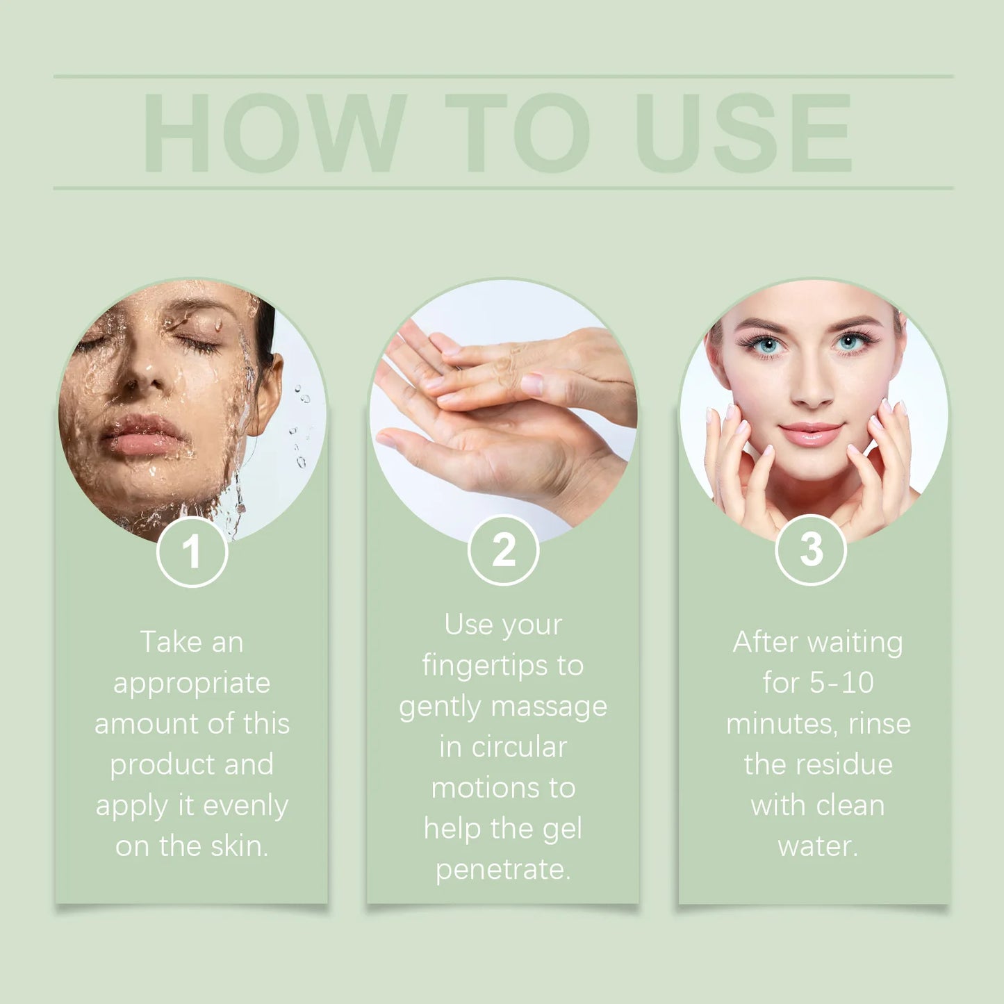 Facial Exfoliating Gel Face Scrub Deep Cleaning Hyaluronic Acid Repair Facial Moisturizing Gel Skin Care Product Face Skin Care