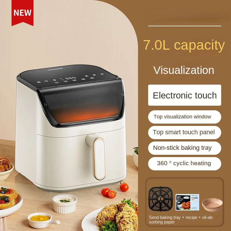 Air fryer visual automatic oven integrated intelligent oil-free