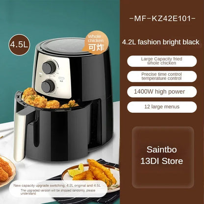 Hot SalesMidea Air Fryer Intelligent Multi-Functional Large Capacity New Air Explosion Electric Chips Machine Electric Oven Inte