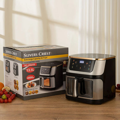 2025 Hot Selling Air Fryer Konb Control Air Fryer Big Capacity 12L Large Capacity Oil Free Air Fryer Oven