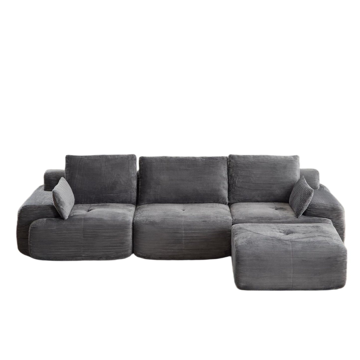 Compressed Sofa, Large Sectional Couches For Living Room - Gray