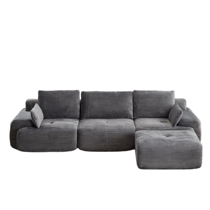 Compressed Sofa, Large Sectional Couches For Living Room - Gray