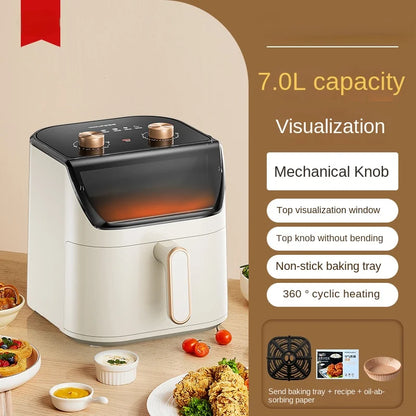Air fryer visual automatic oven integrated intelligent oil-free