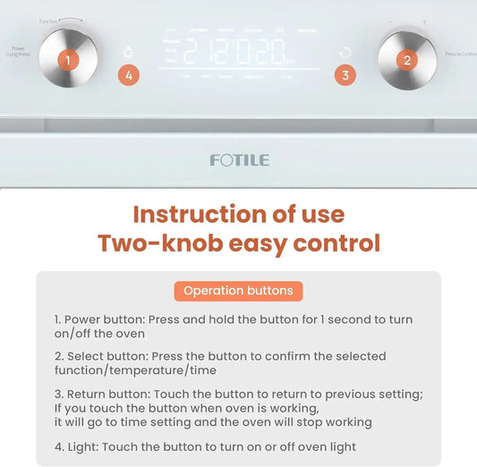 Hot sales ChefCubii 4-in-1 Countertop Convection Steam Oven, Air Fryer, Dehydrator With True Convection Bake, Steam-Bake,