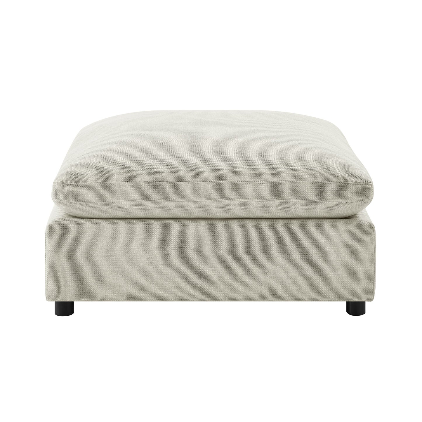 Cassandra - Square Ottoman - Beige