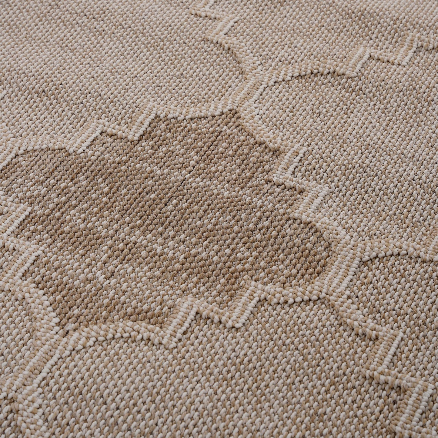 Guros - 6' X 9' Trellis Indoor / Outdoor Area Rug - Cream
