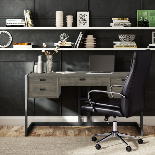 Hampden - Desk - Weathered Grey