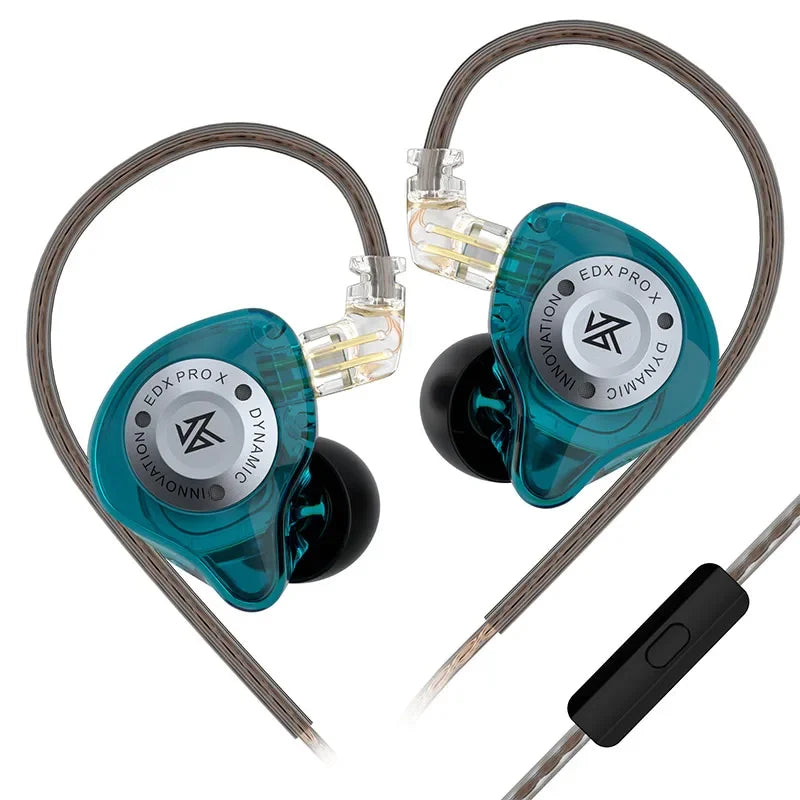 New QKZ 15D Dynamic Surround Sound Bass Earphones Earbud 3.5MM AUX In-Ear Monitor Headphones HIFI Noise Cancelling Sport Headset