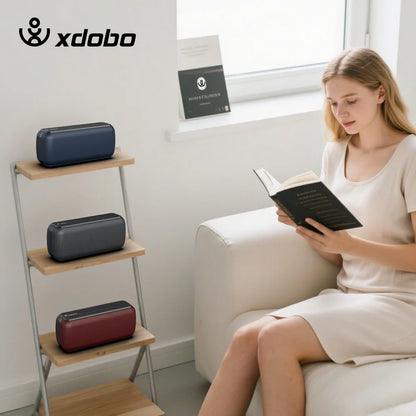 XDOBO Speaker Wireless 60W Soundbar X8 II Heavy Bass 6600mAh Battery Home Office Outdoor Riding Camping Party Music Player