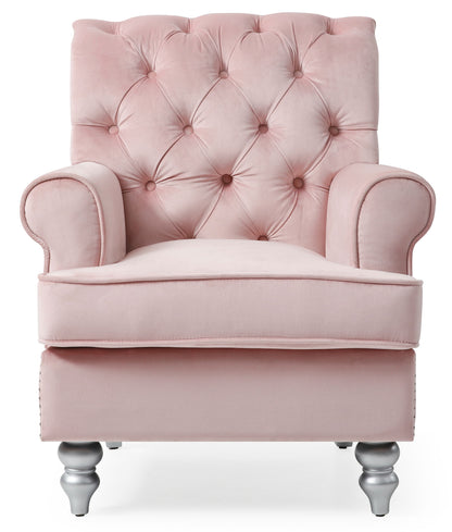 Elegant Round Arm Traditional Chair