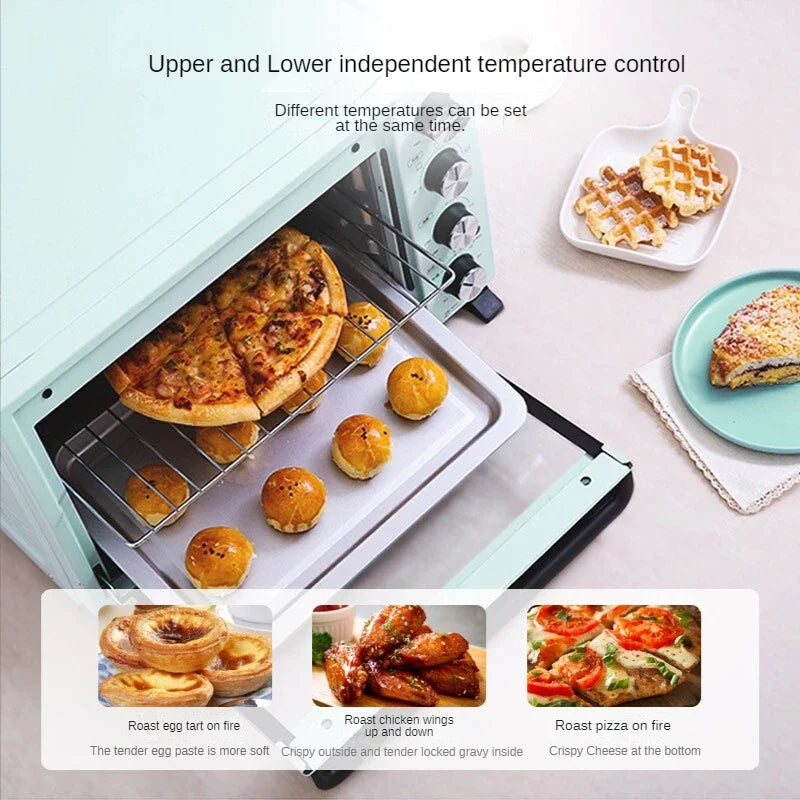 Oven Household Multi-Functional Electric Oven 35L Air Fryers Temperature Control Convenient Rotary Control Rotating Pt35a0
