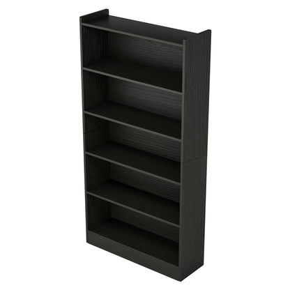 Library Bookshelf With Storage For Living Room