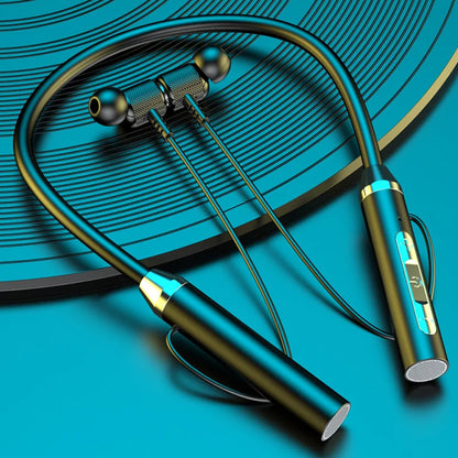 # Hanging Neck Wireless Bluetooth Headset Magnetic Suction Wireless Headphones Stereo Noise Reduction Sports Bluetooth Earphones