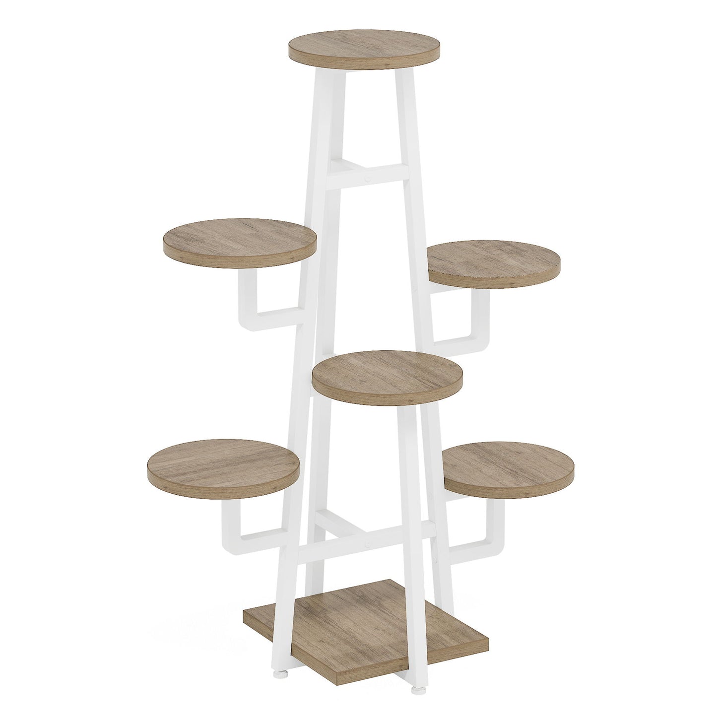 7 Tier Corner Plant Shelf With High Low Design For Living Room