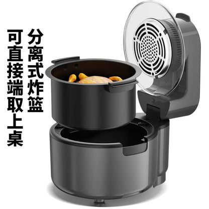 Air Fryer Household Intelligent Visual Deep Frying Pan Multi-Function Large Capacity Oil-Free Deep Frying Pan Chips Machine Oven