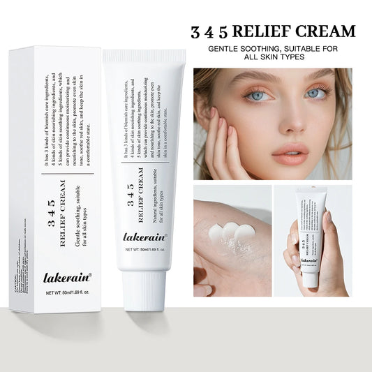 345 Relief Cream solution to skin problems Anti-sugar and antioxidant  Address Blemishes Nourish Long lasting Moisturizer Korean