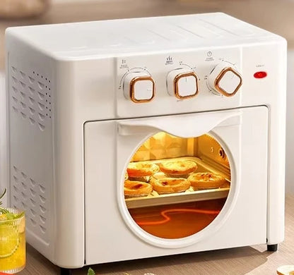 Large capacity multifunctional household air fryer oven, stainless steel electric oven combination, French interface