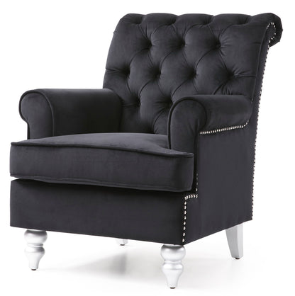 Elegant Round Arm Traditional Chair