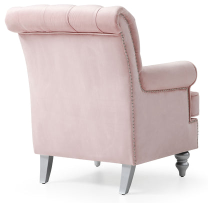 Elegant Round Arm Traditional Chair