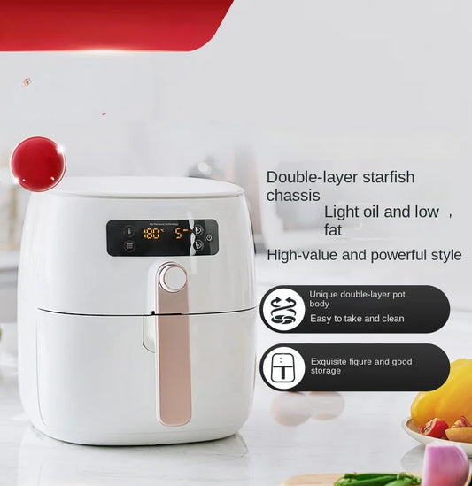 Air fryer new oil-free electric fryer household fully automatic multifunctional 4.5L large capacity HD9741