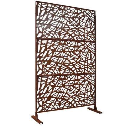 Outdoor & Indoor Freestanding Decorative Privacy Screen