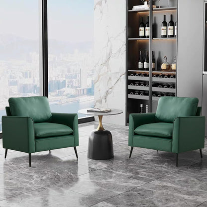 Nordic Retro Light Luxury Upholstered Sofa Chair