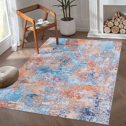 Maval - 8' X 10' Area Rug Washable - Multi